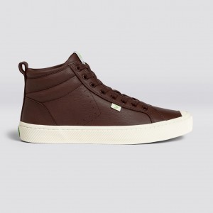 Cariuma High Top Premium Leather OCA HIGH Herren Braun | XPL825673