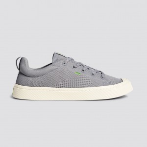 Cariuma Low Top Bamboo Weave Knit Vegan IBI Damen Hellgrau | XBF702569