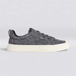 Cariuma Low Top Bamboo Weave Knit Vegan IBI Damen Grau | GNY153679