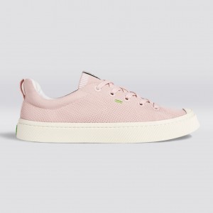 Cariuma Low Top Bamboo Weave Knit Vegan IBI Damen Rosa | TIH273148