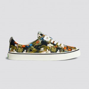 Cariuma Low Top Canvas Vegan OCA LOW Damen Tropical Forest | RUM739280