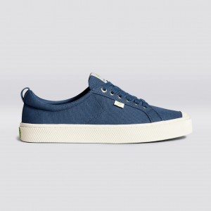 Cariuma Low Top Canvas Vegan OCA LOW Herren Blau | LTC361597