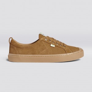 Cariuma Low Top Suede OCA LOW Damen All Camel | XET574691