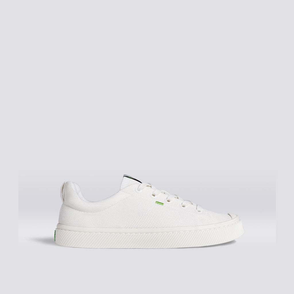 Cariuma Low Top Bamboo Weave Knit Vegan IBI Herren Off-White | VZF357861