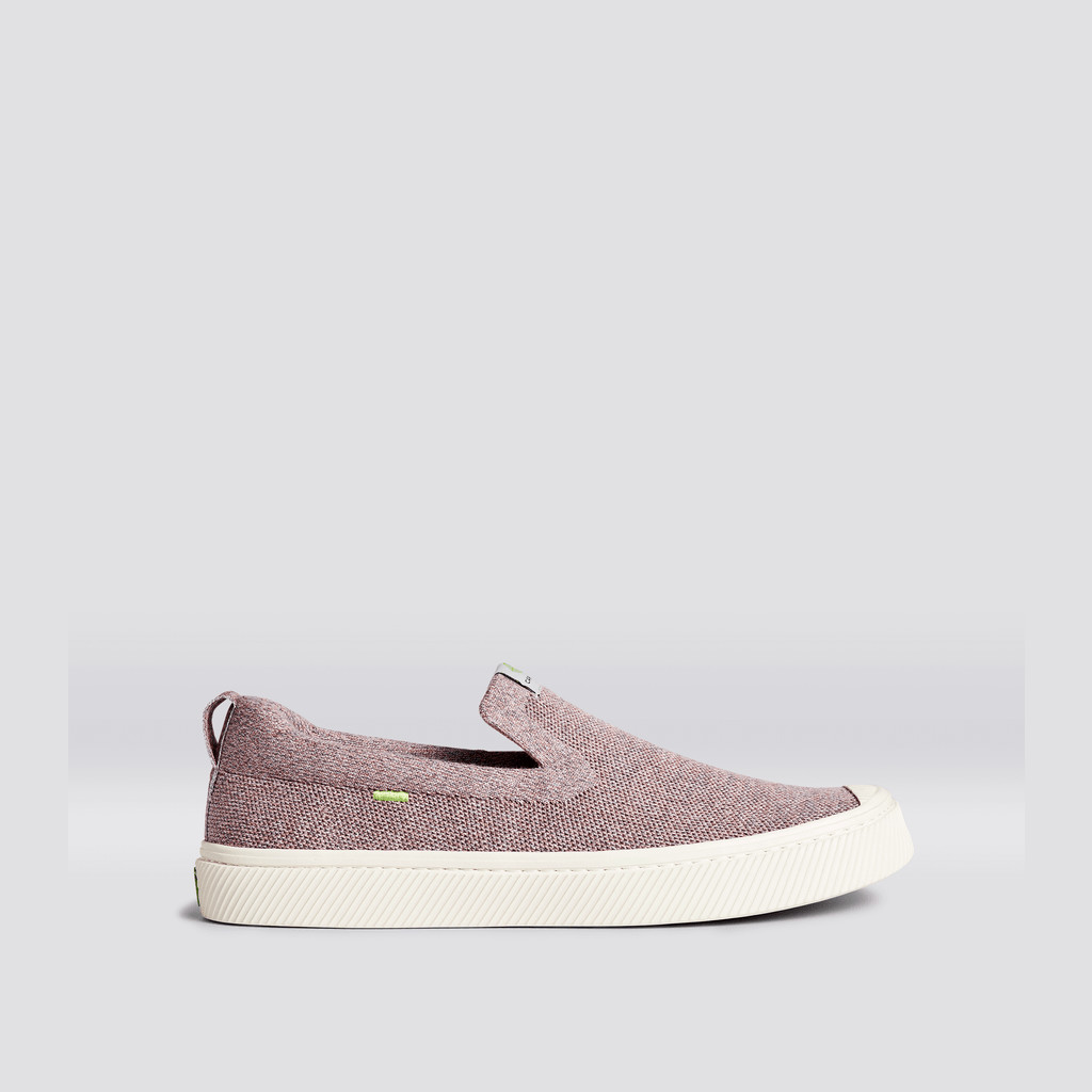 Cariuma Low Top Bamboo Weave Knit Vegan IBI Slip-On Herren Stone Blush | WYF052617