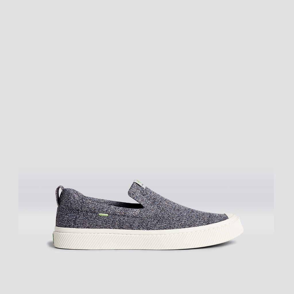 Cariuma Low Top Bamboo Weave Knit Vegan IBI Slip-On Herren Grau | WUB256189