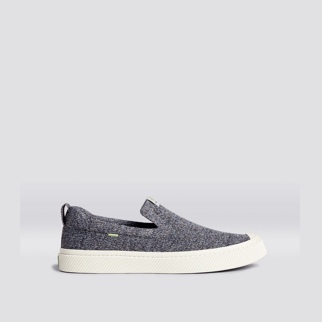 Cariuma Low Top Bamboo Weave Knit Vegan IBI Slip-On Damen Grau | DRM375610