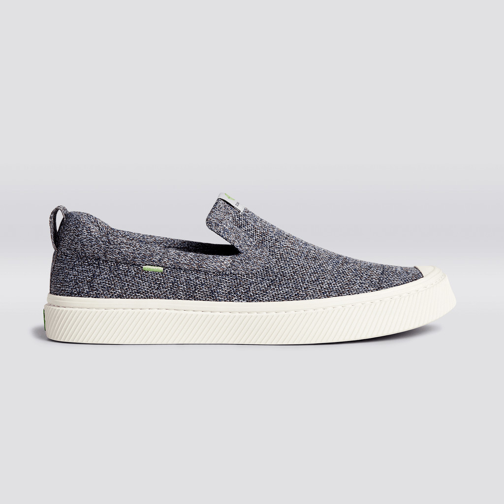 Cariuma Low Top Bamboo Weave Knit Vegan IBI Slip-On Damen Grau | DRM375610