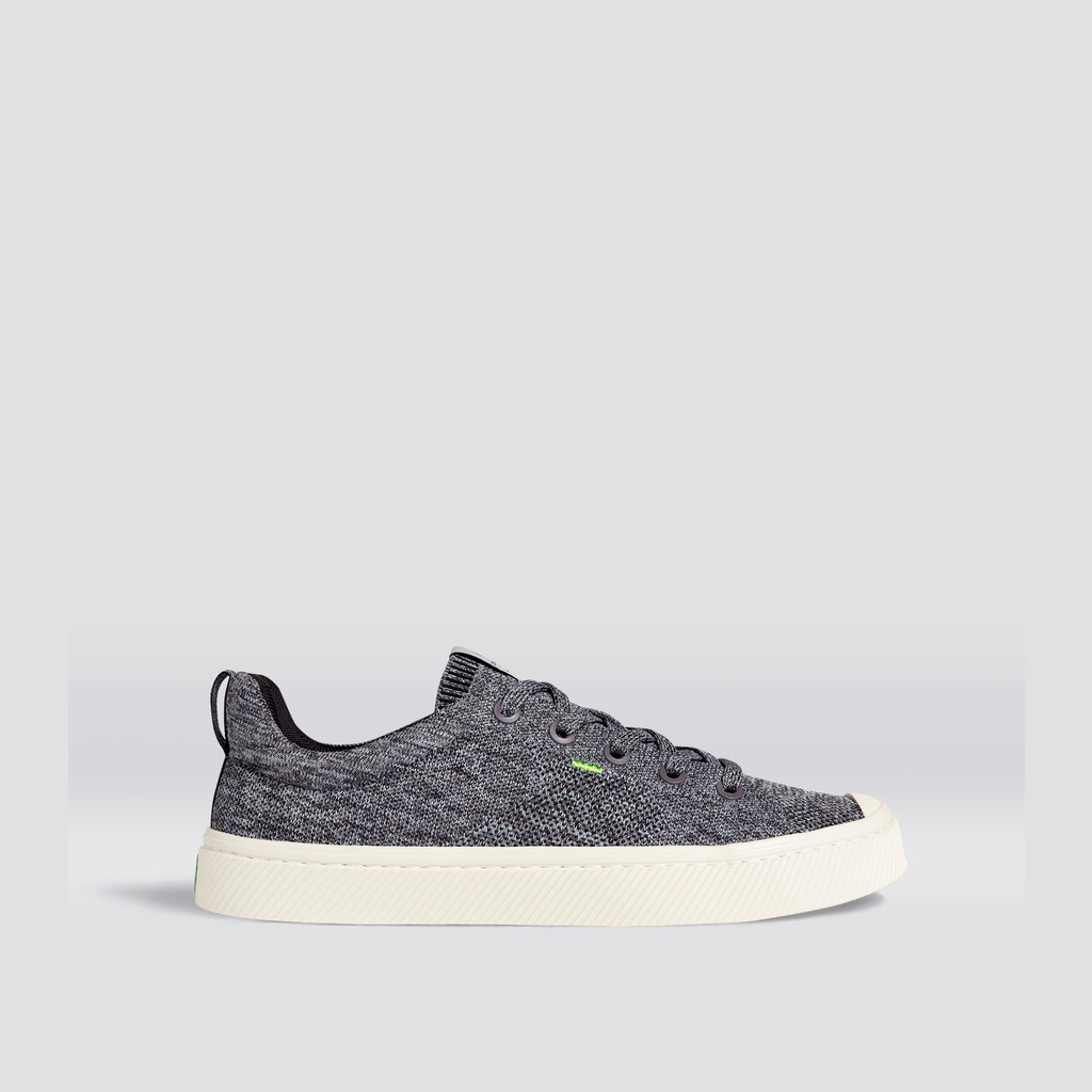 Cariuma Low Top Bamboo Weave Knit Vegan IBI Damen Grau | GNY153679