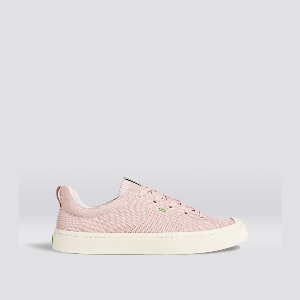 Cariuma Low Top Bamboo Weave Knit Vegan IBI Damen Rosa | TIH273148 