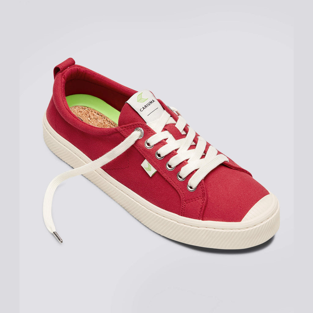 Cariuma Low Top Canvas Vegan OCA LOW Damen Rot | MRT370526