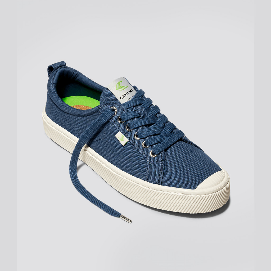 Cariuma Low Top Canvas Vegan OCA LOW Herren Blau | LTC361597