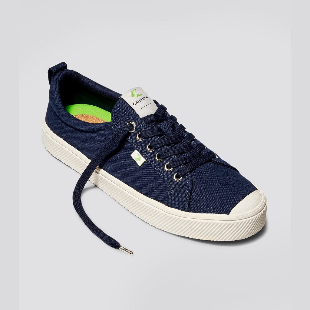 Cariuma Low Top Canvas Vegan OCA LOW Herren Blau | HIL853419