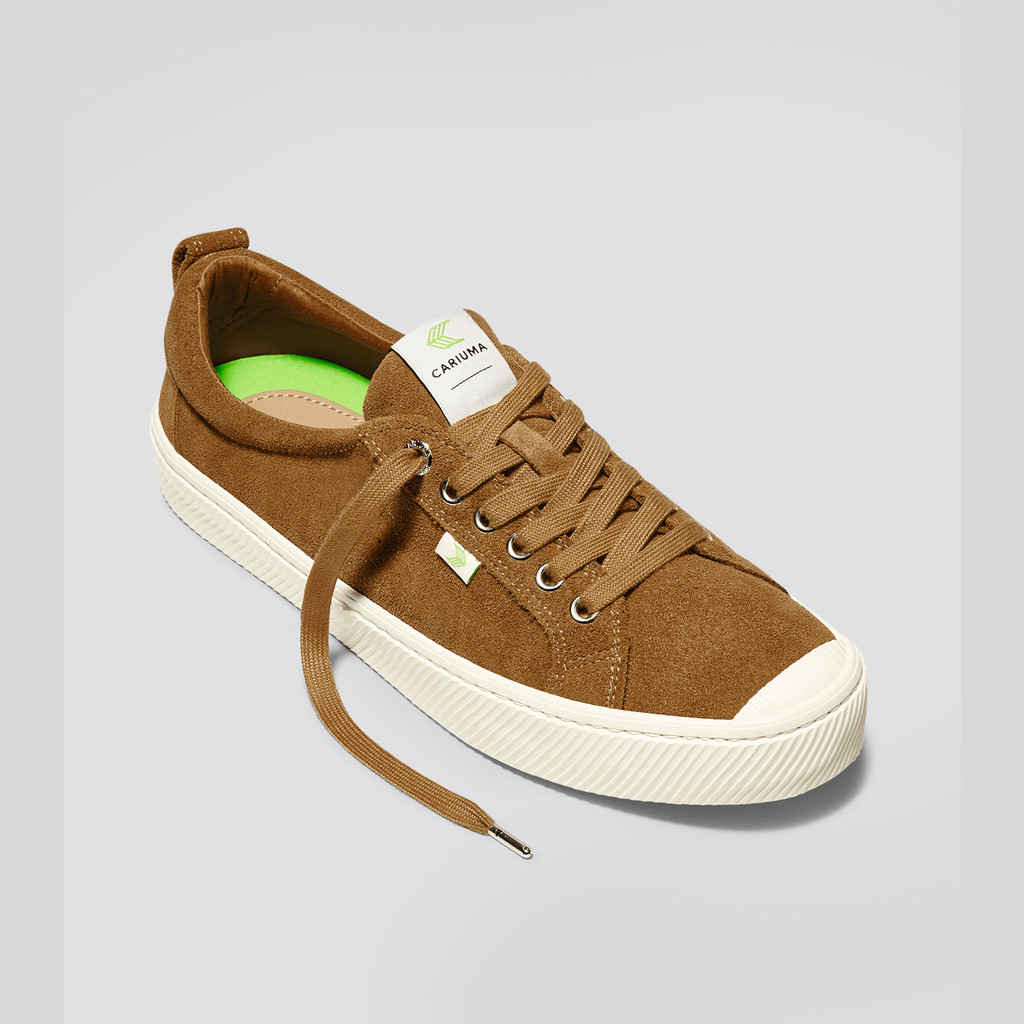 Cariuma Low Top Suede OCA LOW Damen Camel | YBQ267841