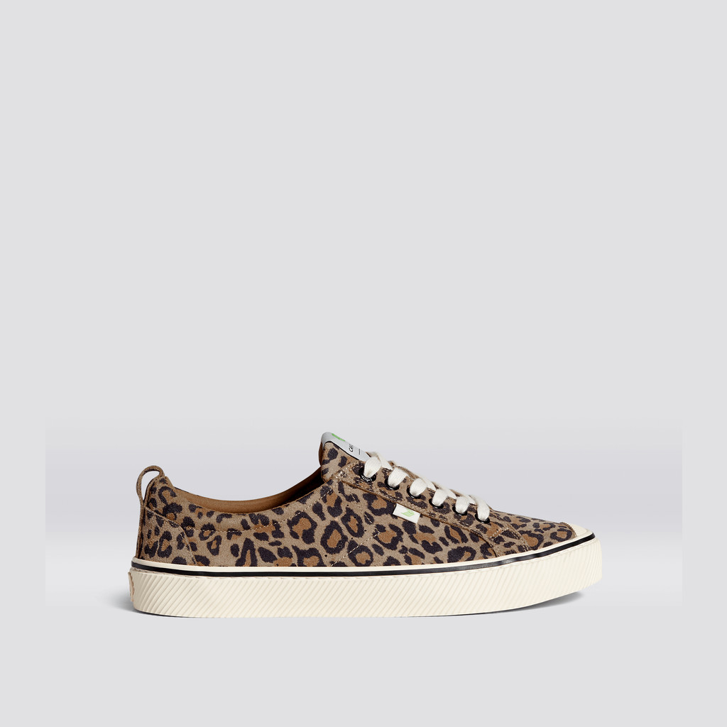 Cariuma Low Top Suede OCA LOW Damen Leopard | XAZ427138