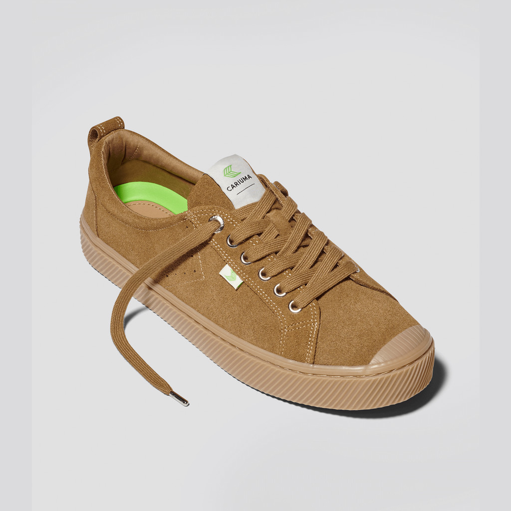 Cariuma Low Top Suede OCA LOW Herren All Camel | ACS067451